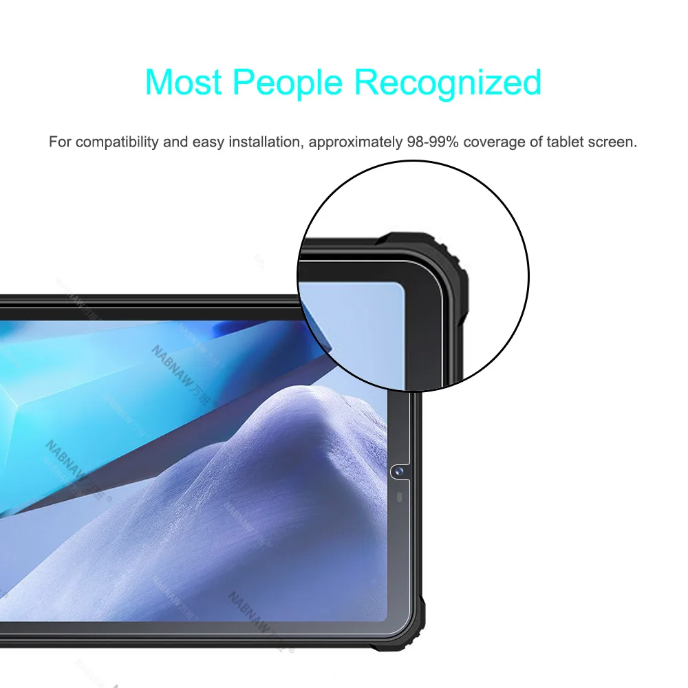 Oukitel Rt3 Mini Robusto Tablet Tela Película Protetora Scratch Proof hd Vidro Temperado Pcs - Imagem 3