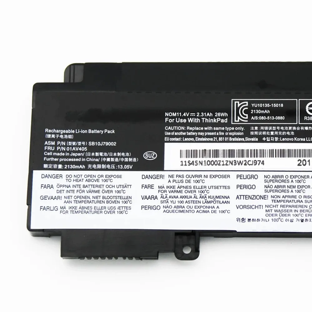 Genuine 01AV405 01AV406 00HW024 00HW025 Battery For Think-Pad