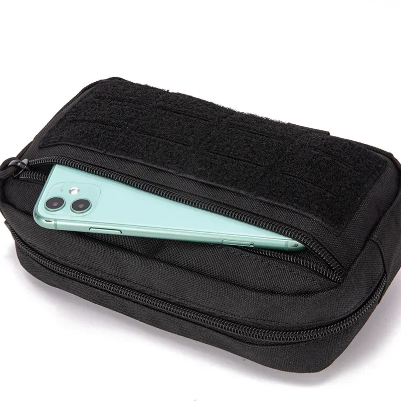 Tactical Molle EDC Pouch First Aid Kit Pouch Cell Phone Pouch Holder Waist Pack Emergency EMT Utility Tool Pouches Hunting Bags 4