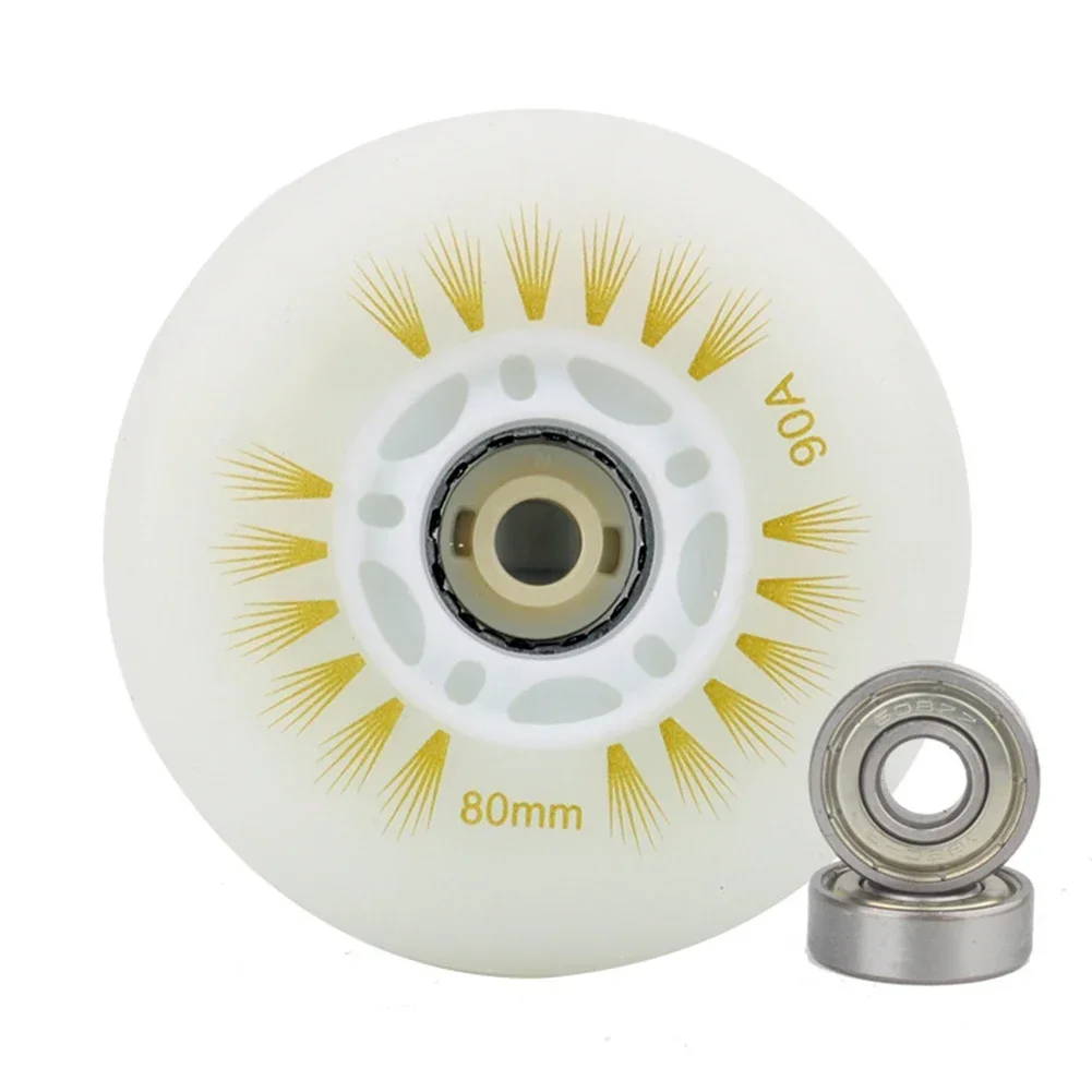 Inline Skate Flash Wheels Magnetic Core Bearing 64MM-110MM Skate Wheels Quad Skates Core