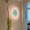Full Moon Wall Lamp Modern Living Room Circular Square MOODMOON Designer Corridor Bedroom RGB Color Dimming Atmosphere Light 2