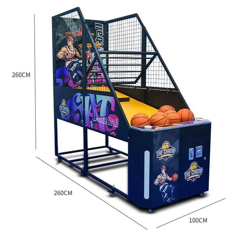 Ordinary folding basketball machine _06