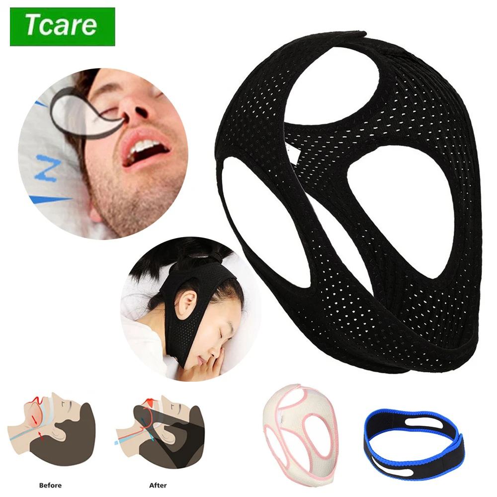 Tcare Anti Snoring Chin Strap Best Stop Snoring Device, Adjustable