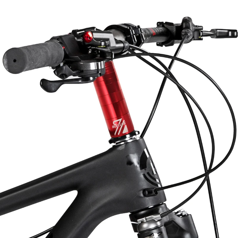 BUCKLOS 자전거 헤드셋 스페이서, MTB 도로 자전거 스페이서 포크 와셔, 2-20mm 알루미늄 스템 스페이서, 28.6 31.8mm, 1-1/8 인치 나사리스, 11 개