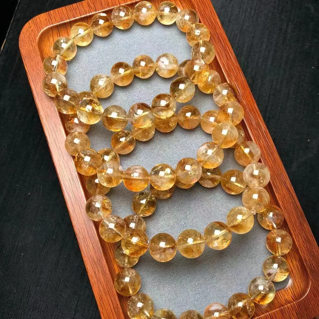 

Лидер продаж, браслет Unit One 11,5 мм, натуральная синяя игла, цитрин, кристаллы, исцеляющая бусина браслет для ювелирных изделий, подарок