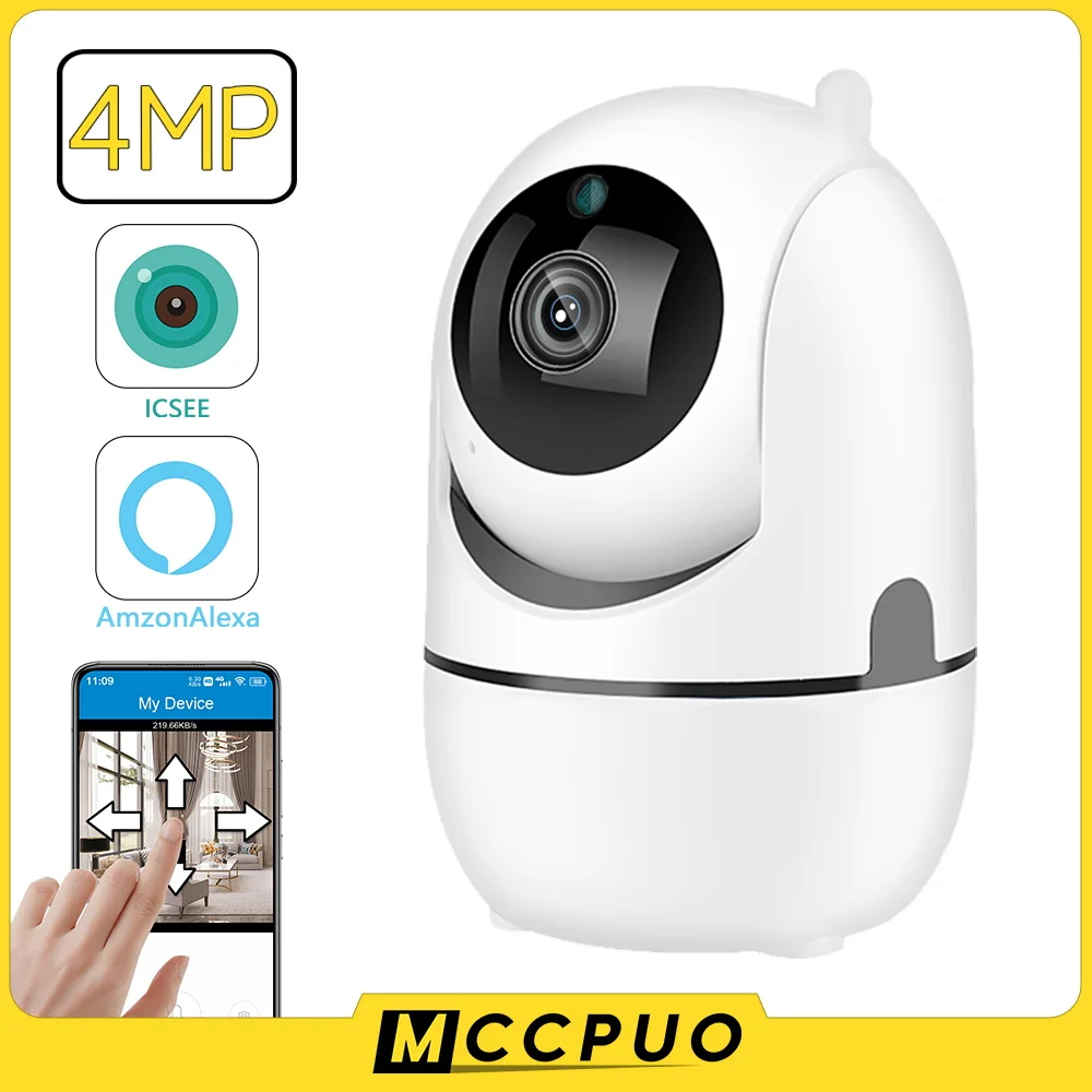 

IP-камера видеонаблюдения Mccpuo, 4 МП, Wi-Fi, Радионяня