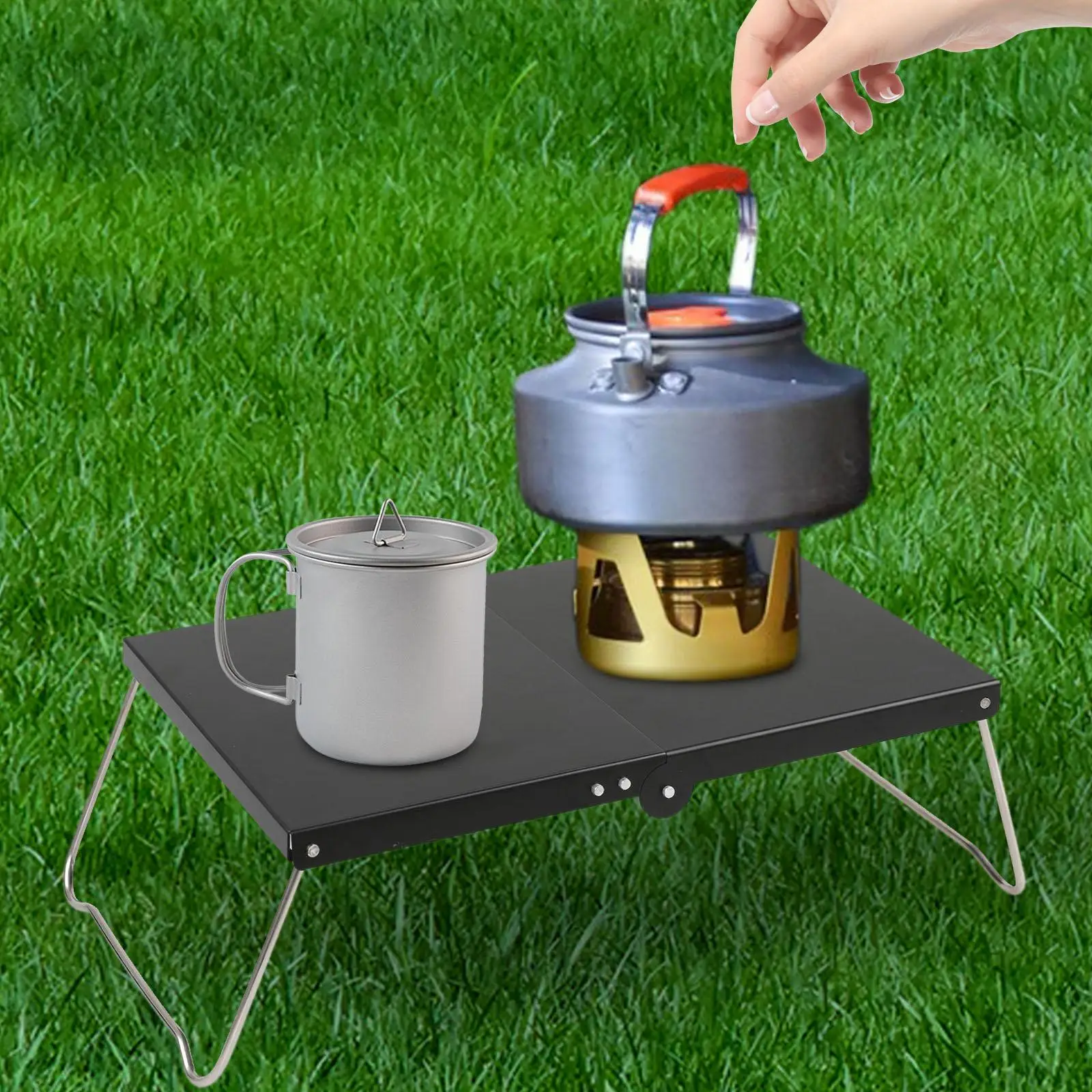 Camping Folding Table Portable Foldable Table for Barbecue Travel Yard