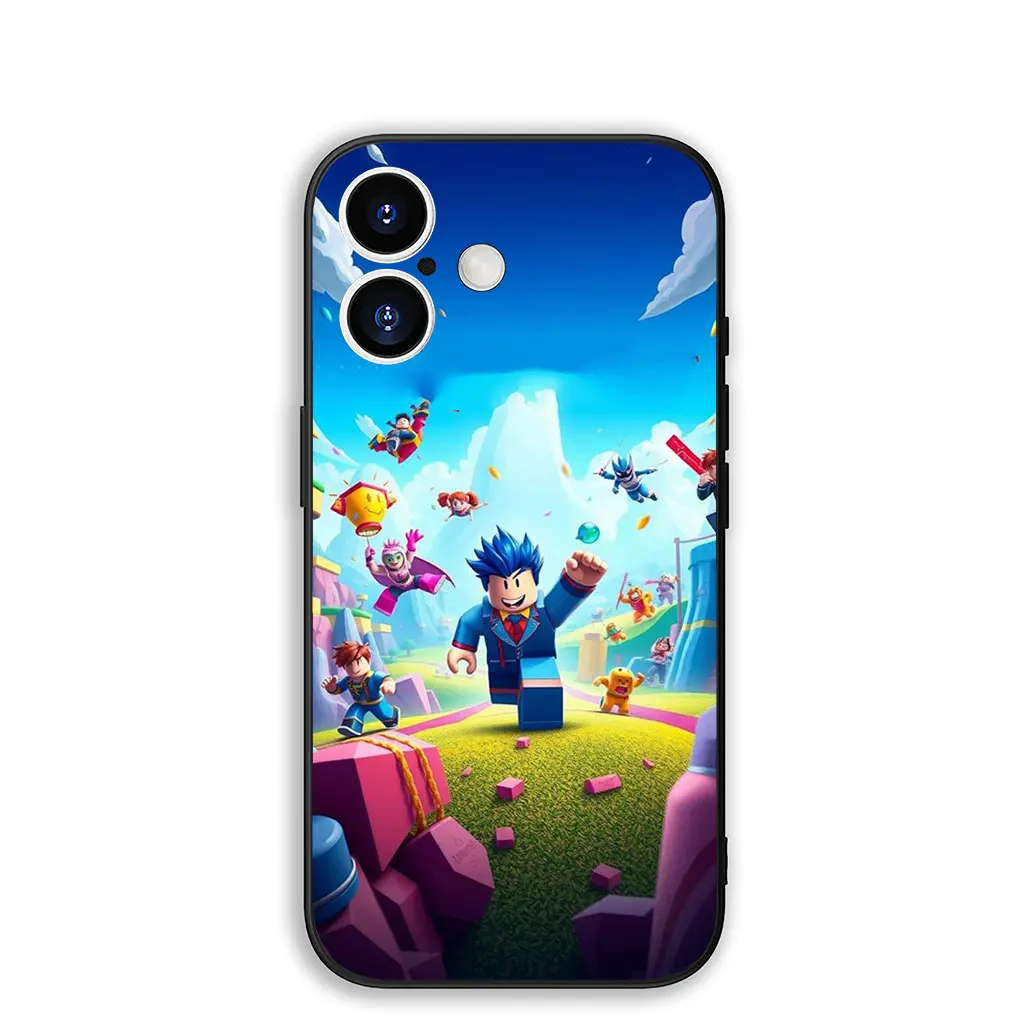Cartoon R-Robloxs Wallpaper Phone Case Cover