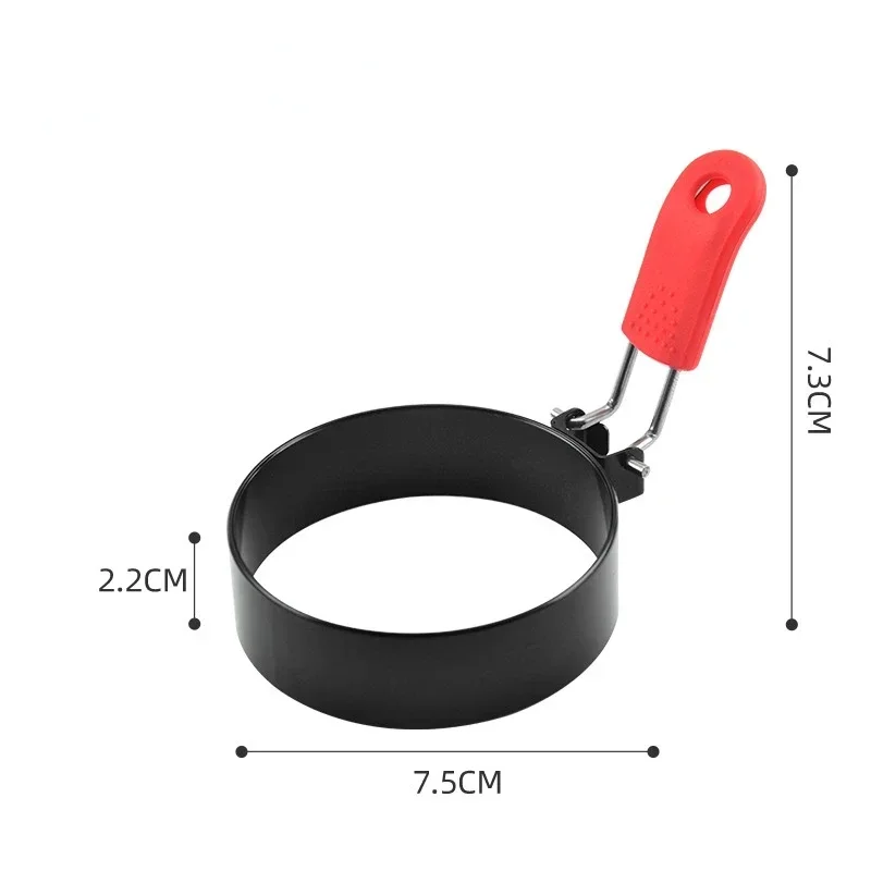 Metal Fried Egg Pancake Ring Omelette Fried Egg Round Shaper Eggs Mold for Cooking Breakfast Pan Oven Kitchen Pancake Maker Egg Mold