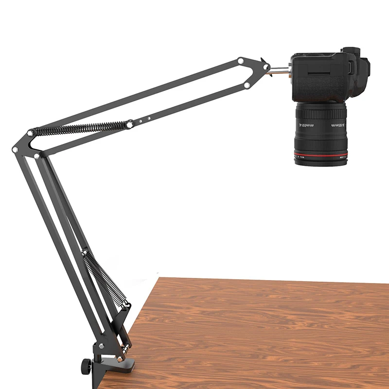 Magische arm 55 cm, verstelbare magische scharnierende wrijvingsarm, magische arm voor camerahouder met 1/4 inch schroefdraadschroef, kan 360 graden draaien, arm