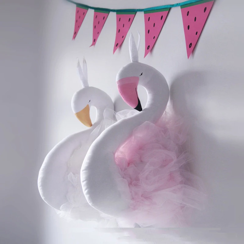 New Swan Crown Skirt Wall Hanging Decoration Baby Doll Hanging Decoration Home and Children's Room Accessories 5