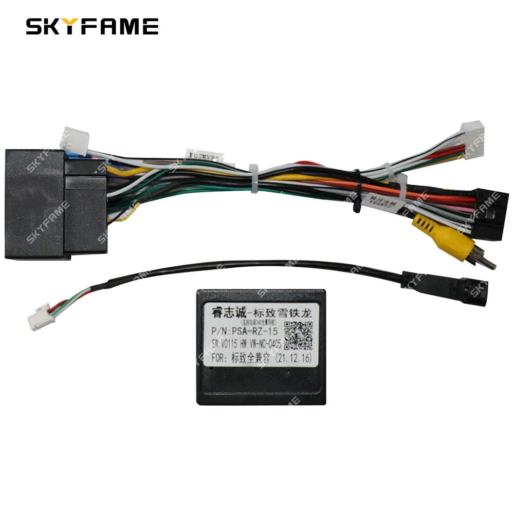 16Pin Car Wiring Harness Adapter car wire cable adapter Canbus Box Decoder For Peugeot 208 308 4008 508 Jumpy 3 Citroen C3 C5 DS6 Expert 3