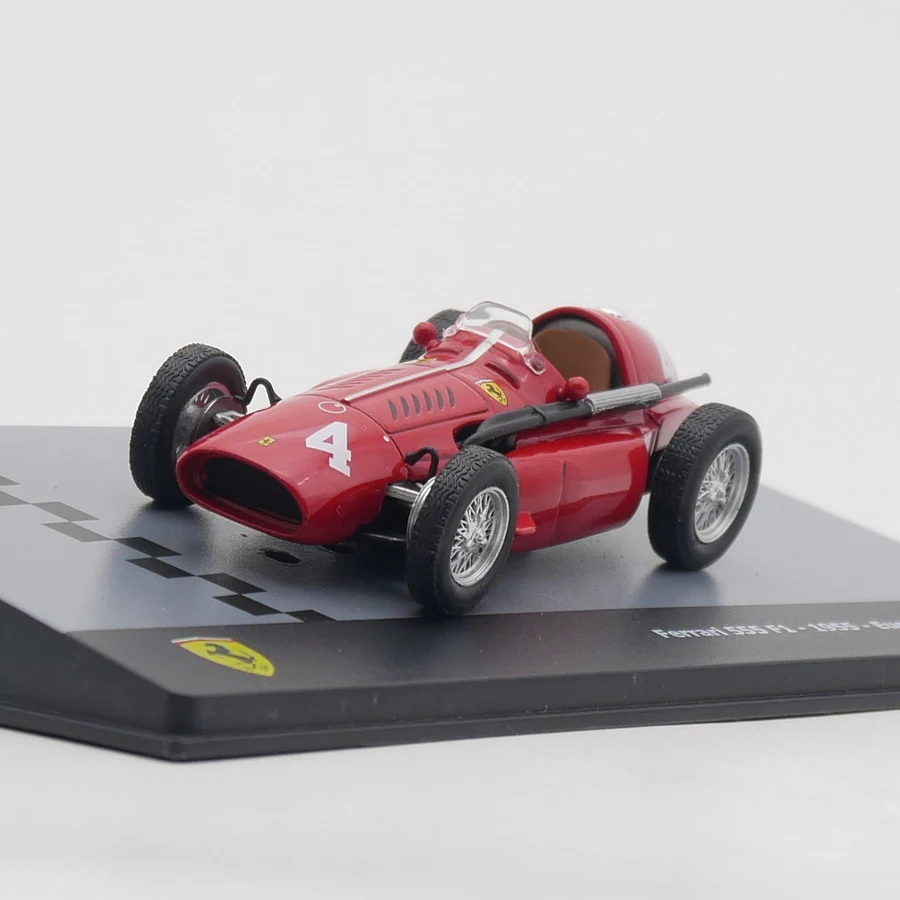 אוסף רכבי צעצועים Ixo 1:43 פרארי 555 F1 1955 - Eugenio Castellott Racing Diecast Car Model