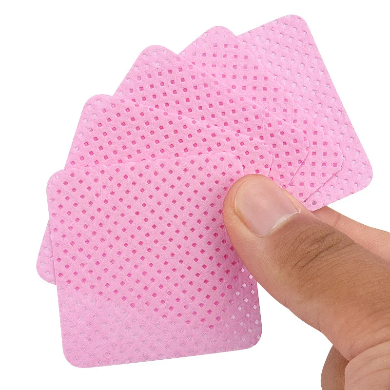 300/200pcs Lint-Free Wipes Napkins Nail Polish Remover Gel Nail Wipes Manicure Pedicure Gel Cotton Pads Nail Art Cleaning Tools 5