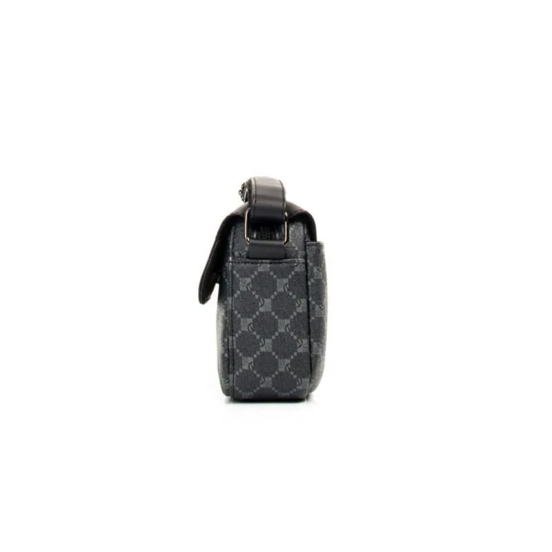 Men's Plaid Shoulder Bag Korean Version Of The Trend Male Satchel Students Daily Small Bag Leisure Street Shoulder Bag