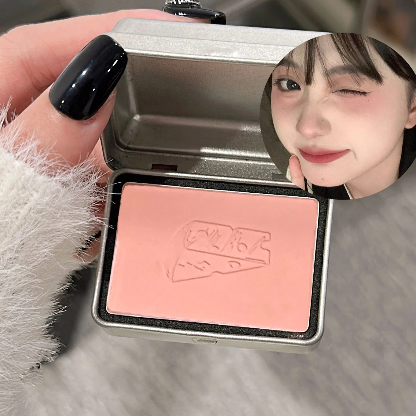 BLACKNANA Long-lasting Tender Rouge Blush Cream in Soft Gray Pink