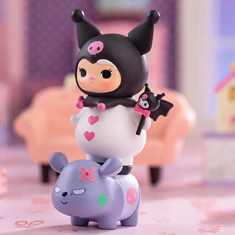 

Sanrio мультфильм Cinnamoroll My Melody Kuromi Hello Kittys почтовый насос буковая серия Аниме Фигурки Игрушки для девочек подарок