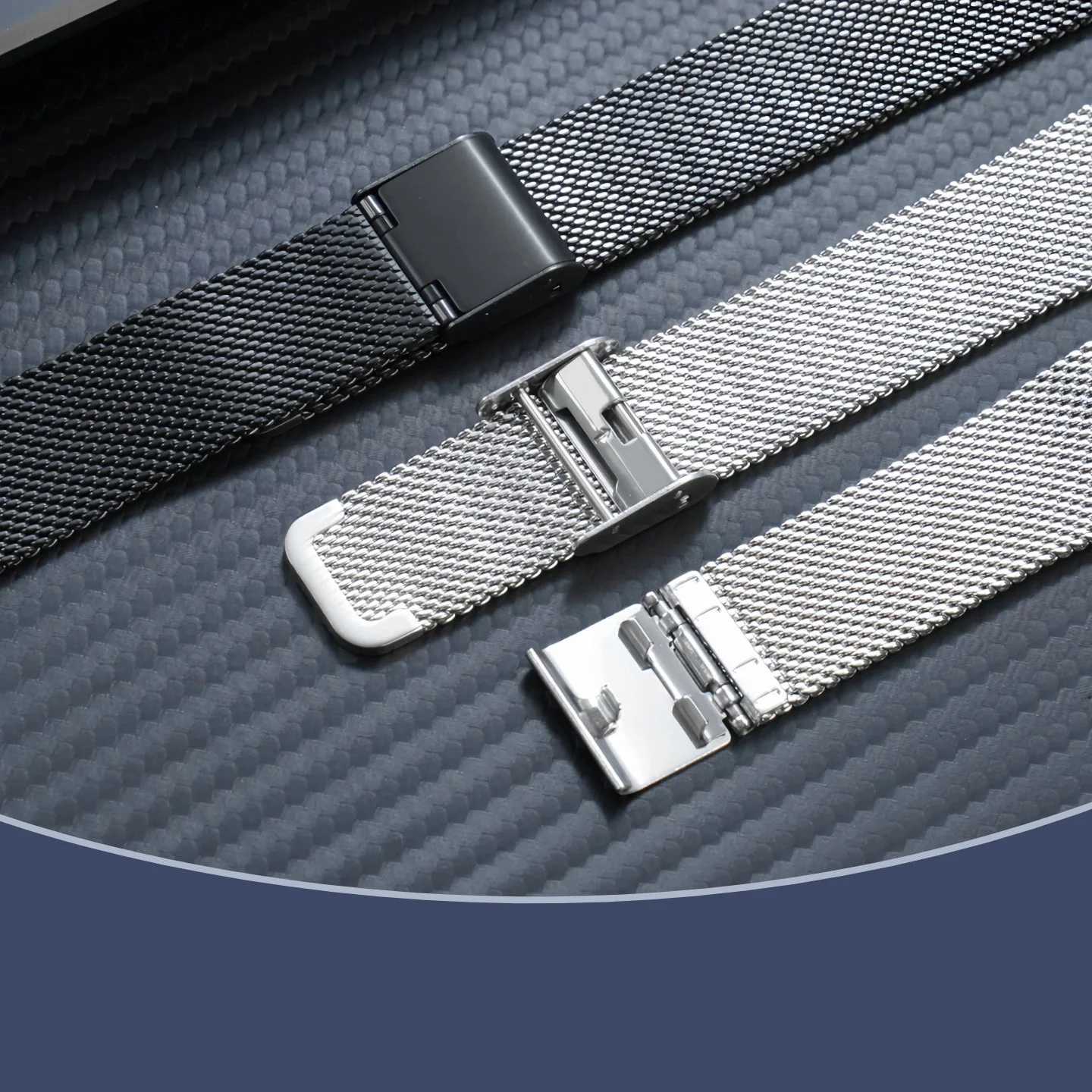 Stainless Steel Watchband for Small Square Metal Watches