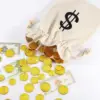 Linen Candy Gift Bag Creative Dollar Printing New Year Christmas Tree Decorative Hanging Money Bags Drawstring Coin Bags 6