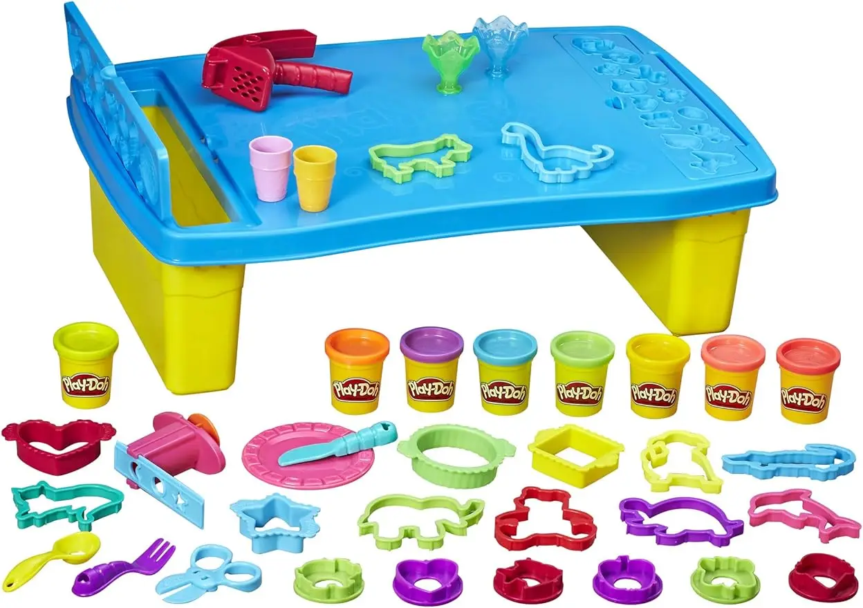 new-play-'n-store-table-toy-arts-crafts-activities-for-kids-3-years-up-over-25-accessories-8-modeling-compound-colors