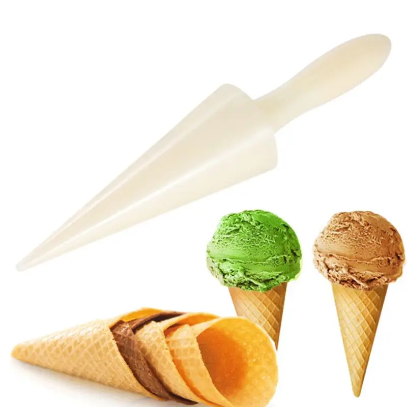 Egg Roll Ice Cream Cone Mold DIY Cooking Omelet Maker Waffle Roller Baking Tool