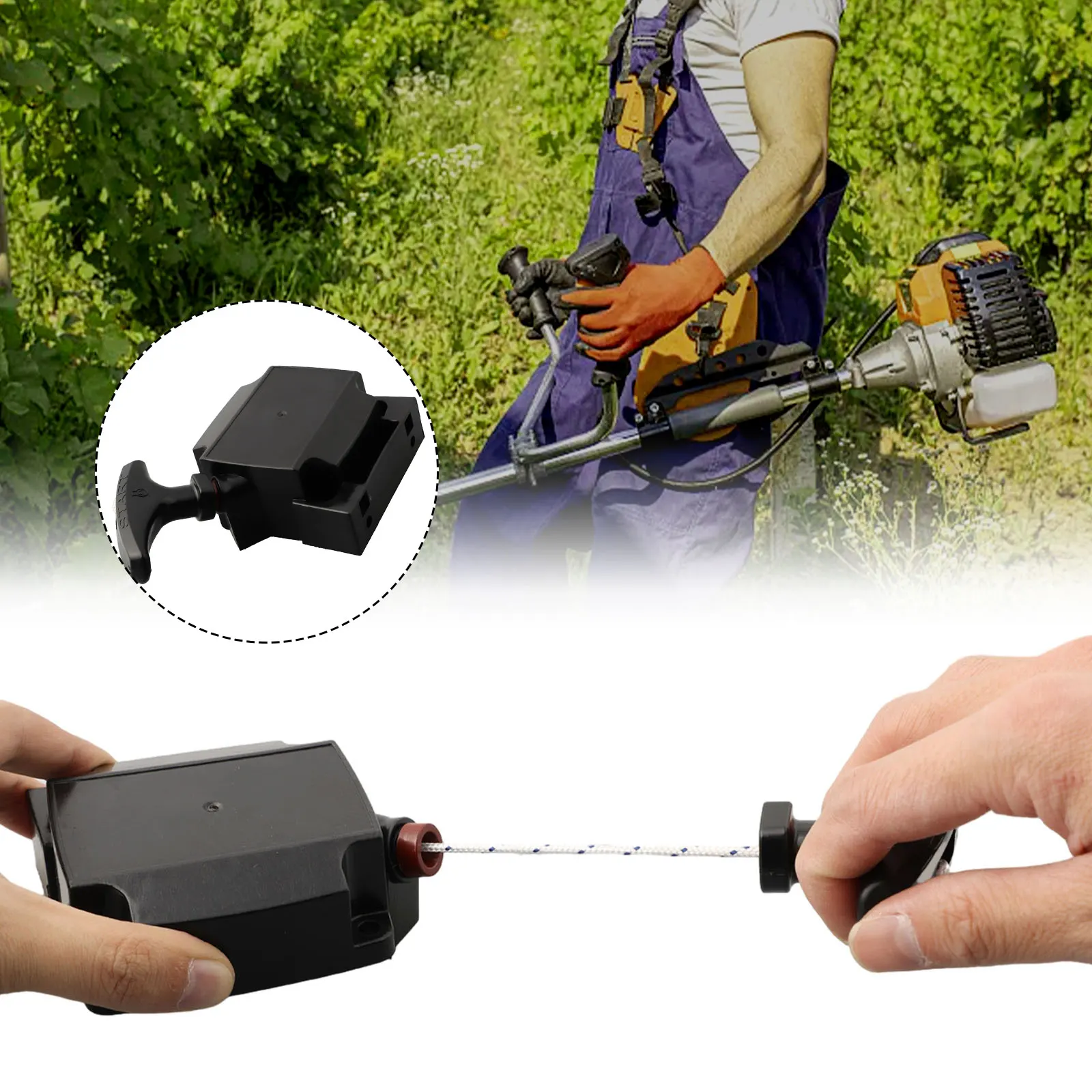 Cable Starter For FX-MS152 FX-MS152E FX-WP152 Brushcutter Lawn Mower Parts Garden Power Tools Easy To Install