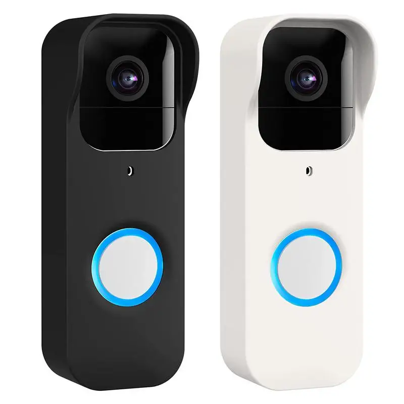 

Camera Cases Compatible with Doorbell Video Doorbell Cover Black Silicone Waterproof Protetive Skin for Video Doorbell