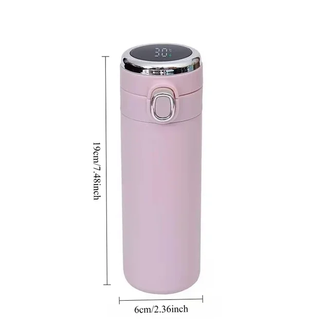 400ML Smart Thermos Stainless Steel Water Bottle Led Digital Temperature Display Coffee Thermal Mugs Intelligent Insulation Cups 3