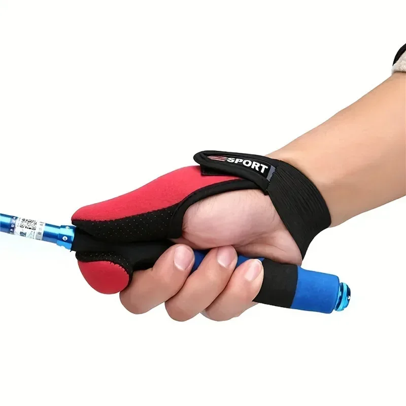 Fishing Gloves 2 Fingers Breathable Gloves Wearable Anti-Slip Fishing Finger Protector fish tackle hunting waterproof