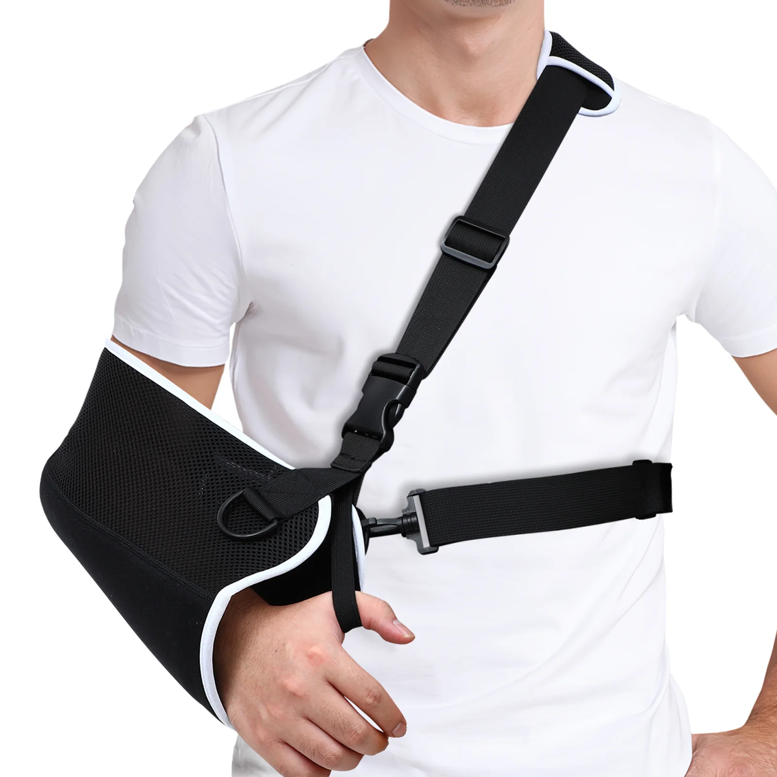 

Adjustable Fracture Arm Sling Elbow Wrist Injury Arm Sling Shoulder Immobilizer Arm Rotator Cuff Brace Support Brace Strap