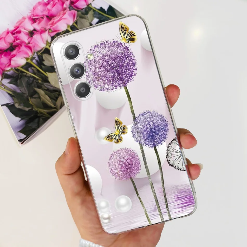 Fashionable Soft Silicone TPU Phone Back Cover with Stylish Print Design