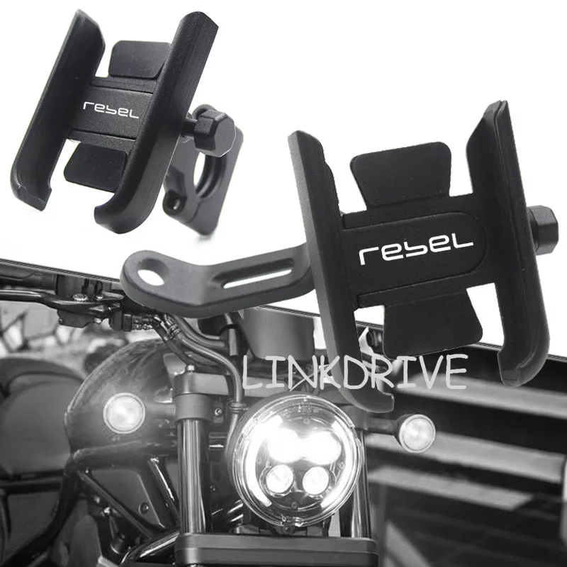 

For HONDA REBEL CMX 300 500 CMX300 CMX500 2017- 2020 2021 Motorcycle Accessories handlebar Mobile Phone Holder GPS stand bracket