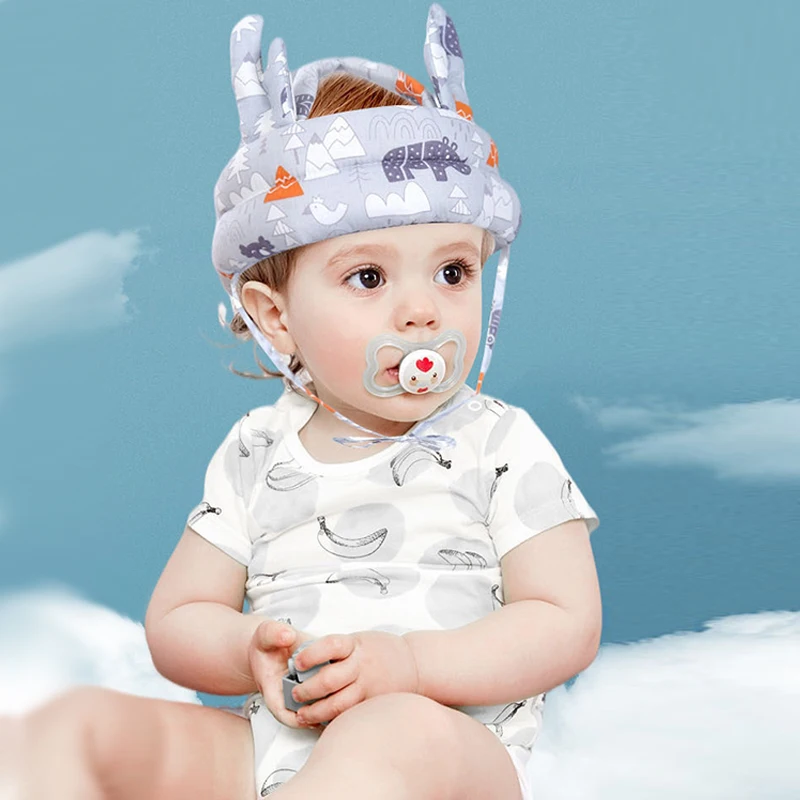 Head Protection Headgear Baby Safety Helmet Head Protection Hat Toddler Walk Crash Cap Adjustable Protective Headgear 1 PCS