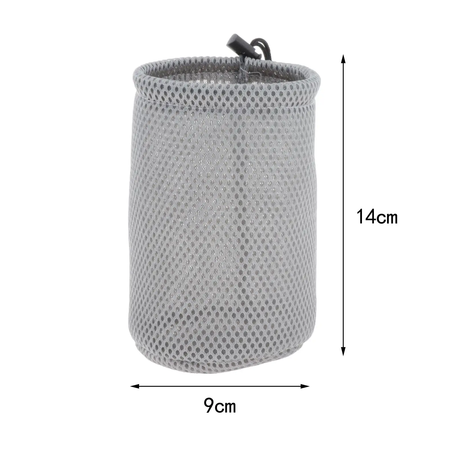 Description Picture 2 of itemMini Durable Mesh Drawstring Bag Stuff Storage Sack Bottle Organizer Hiking Picnic Camping Bag Outdoor Pocket Bag