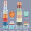 Stacking Cups for Toddlers 8 Pcs. Baby Stacking Toy for 6 Months and Up. Nesting Cups for Boys Girls 1 2 3 Years Old 6