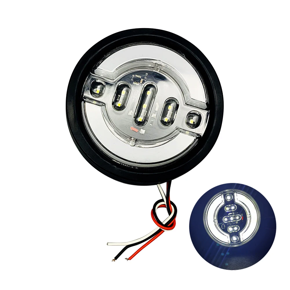 LED ���� �ڵ��� �Ĺ� �Ĺ̵�, �극��ũ ���� ���̵� ��Ŀ, ȸ�� ��� ǥ�ñ�, Ʈ�� Ʈ���Ϸ� �ݻ���, ATV ����, 24V, 4.92 ��ġ, 1 ��