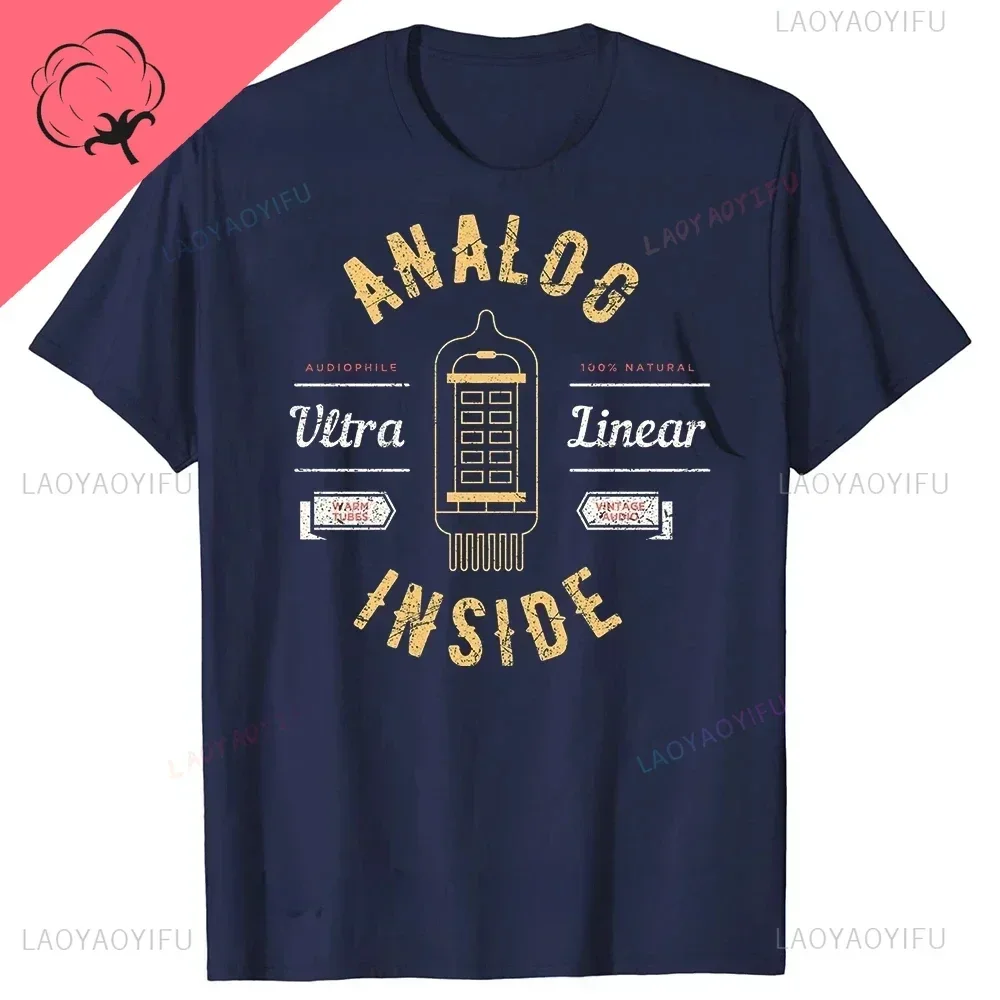 Vintage VU Meter Sound Engineer Graphic Cotton T-Shirt