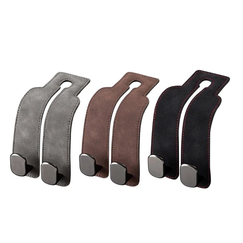 

50JA Car Back Hook Conceals Bag Hook Leather Storage Solution for Organization