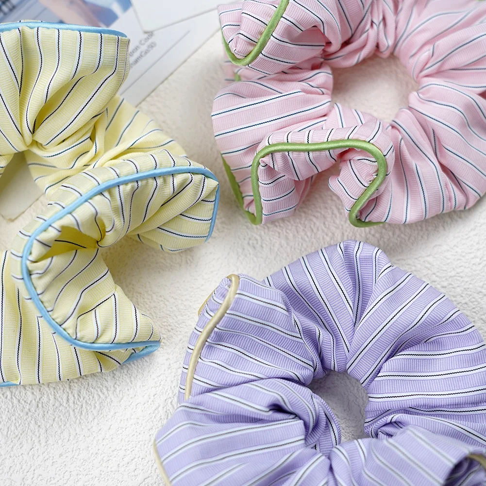 Vibrant Candy Color Hair Scrunchie