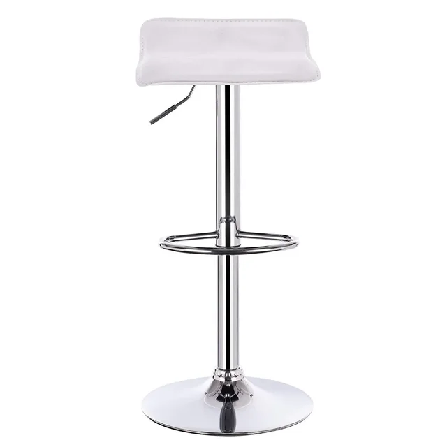 Set Di 2 Sgabelli Da Bar Regolabili WOLTU - Girevoli 360°, Con Poggiapiedi, Altezza 57.5-79cm, Nero - Foto 10