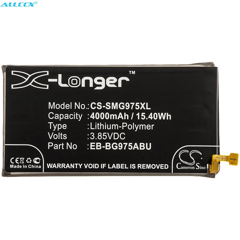 Аккумулятор 4000 мАч для Samsung Galaxy S10 Plus, Galaxy S10 +, SM-G9750/DS,SM-G9758, G975F, SM-G975D, G975U1,G975W