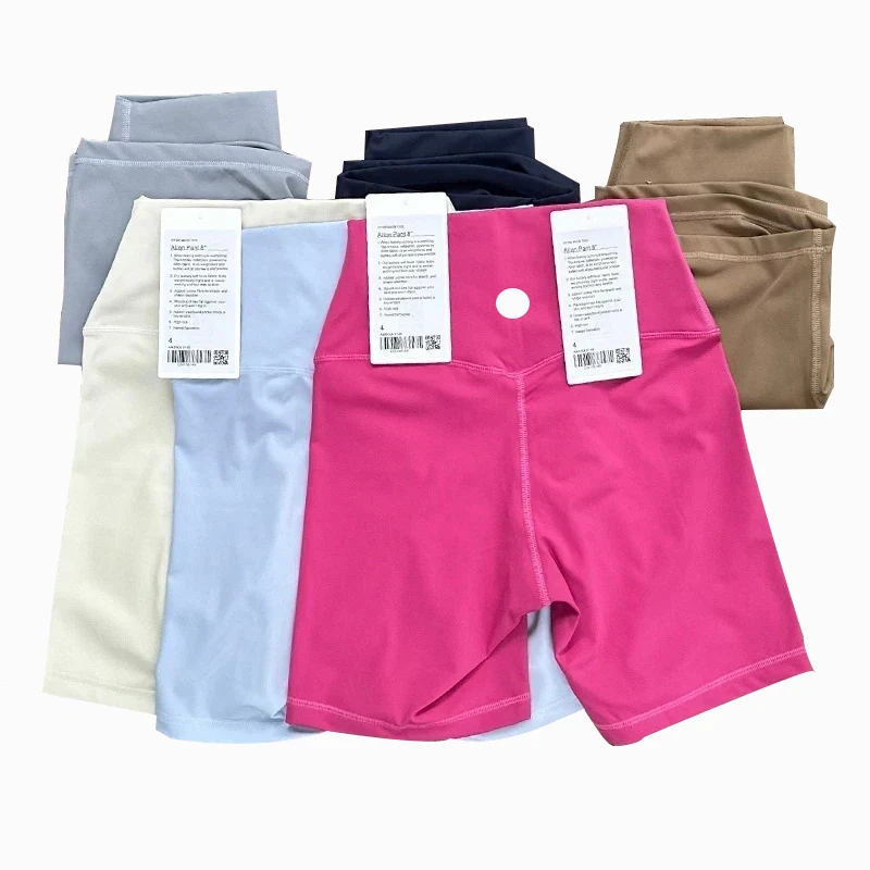 

Nylon Yoga short tights 8 inch gym workout shorts leggings women sports sportswear Fitness Cycling shorts for summer push up