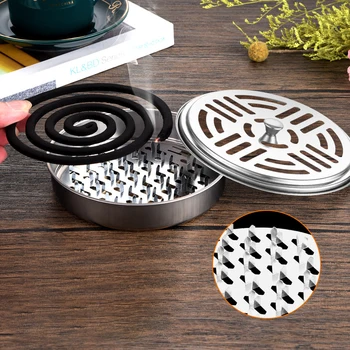 Portable Covered Mosquito Coil Holder 1