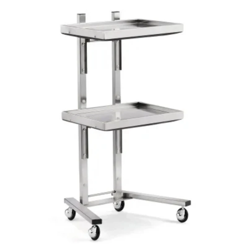 Rolling Hairstylist Cart with Removable Tray Multipurpose Storage Stand for SPA Salon and Barber Use Versatile Salon Station