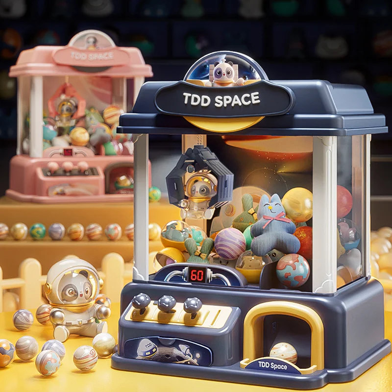 Automatic Doll Claw Machine Doll Machine Kids Coin Operated Play Game Clip Doll Toys Large Claw Catch Toy Crane Machines Toys 2