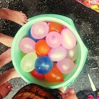 111pcs/bag Water Balloons Bunch Filled With Water Balloons Latex Balloon Toy Balloons Rapid Injection Summer Game Toy 2