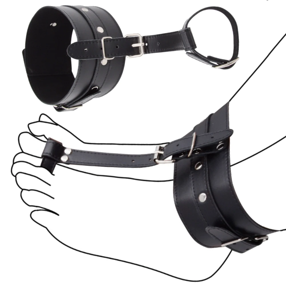 Erwachsene Bondage SM Sexspielzeug BDSM Zehenhandschellen Daumen Fußfesseln Sex Restrsaints Erotikspielzeug Sklavenspiele Paare Geschlechter Accessoires 1