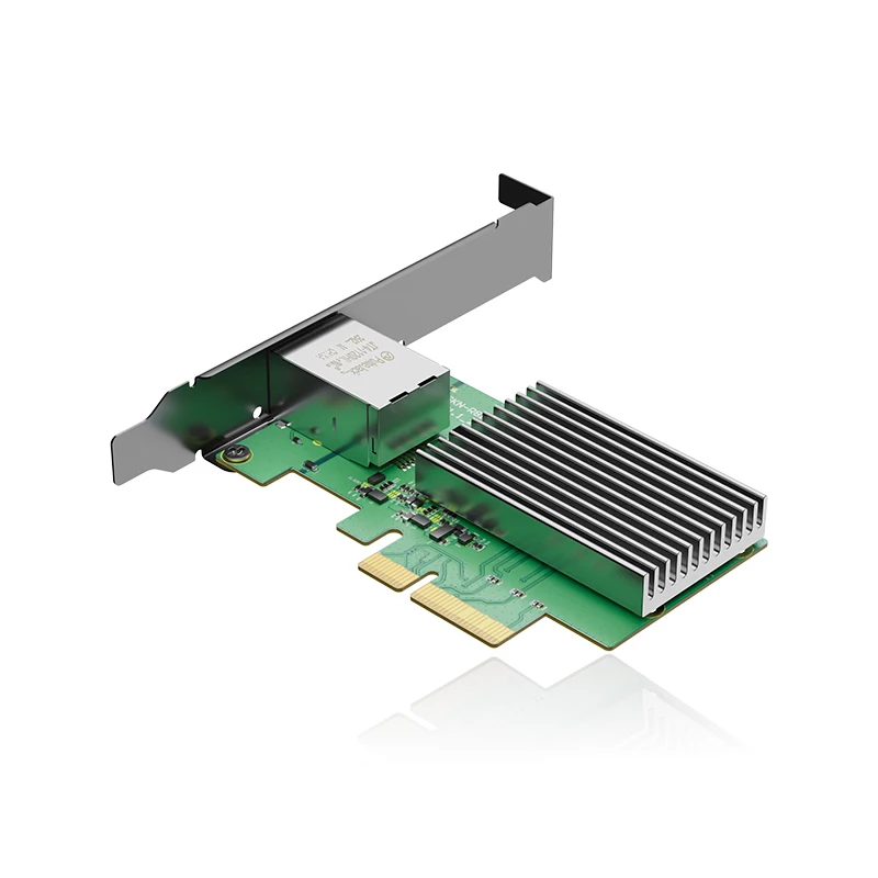 XikeStor 10G 기가비트 이더넷 PCIe x4 데스크탑 네트워크 어댑터 서버 유선 네트워크 카드, 1G/2.5G/5G/10G 속도 지원
