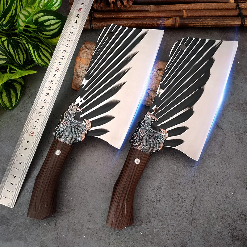 

Stainless Steel Knife Kitchen Cleaver Knives 8 Inch Hand Forged Chef Butcher Knives With ABS Handle Cleaver Meat Chinese Knives