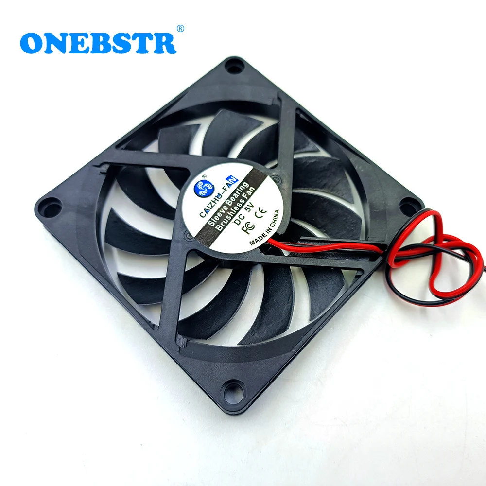 Ventilador sem Escova com Rolamento para Computador Cpu 5v 12v 24v 80x80x10 mm Dissipador de Calor do Computador Fonte de Alimentação - Imagem 3